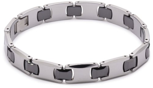 Vilma Righi Keramikarmband mit Tungsten ca. 10 mm breit und ca.  21 cm lang, Verschlu&szlig; aus Preisvergleich