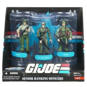 G.I. Joe Exclusive Senior Ranking Officers Action Figure 3-Pack Duke, GI Joe Hawk & Grunt