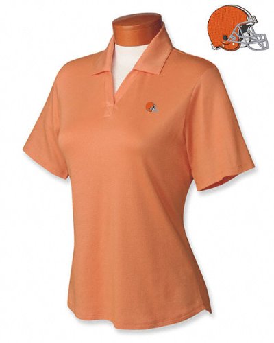 Cleveland Browns Women's CB Drytech Birdseye Polo
