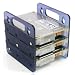 MYOPENPC SAVECUBE spi Black Transparent Acrylic Open Hard Drive Enclosure upto 3 HDDs - HDDs not included