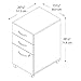 BUSH BUSINESS FURNITURE SERIES C:3 DRAWER PEDESTAL