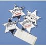 Metal Sheriff's Badges (12/pkg)