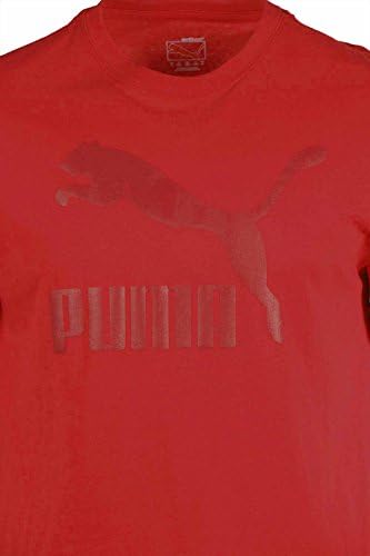 Puma Men's No. 1 Logo Graphic T-Shirt-Crimson Tonal-Large