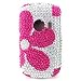 Icella FS-HUM835-JF02 Hawaiian Flowers Jewel Snap-On for Huawei M835