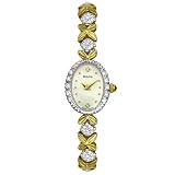 14K Gold Diamond Watch, Bulova Womens Gold Collection 