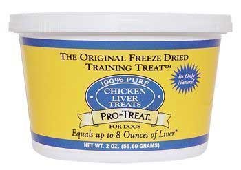 More image Pro - treat Freeze Dried Chicken Liver 2oz (Catalog Category: Dog / Dog Treats)