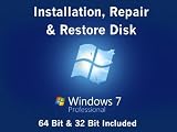 Windows 7 Professional Restore, Recovery, Repair, Installation Disk