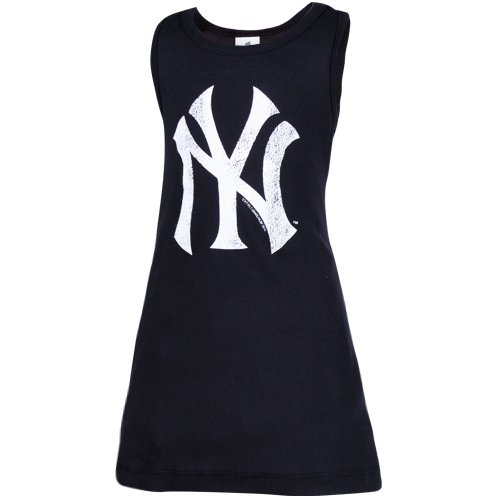 New York Yankees Toddler Girls Navy Blue Tank Dress (2T)