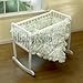 Green Toile Cradle Bedding - Size 15x33