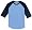 carolina blue-navy blue