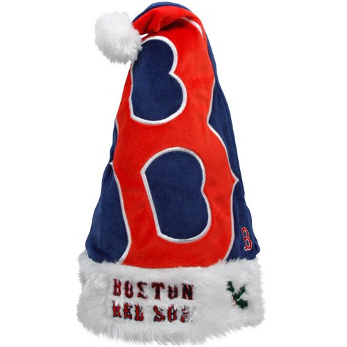 Boston Red Sox 2011 Colorblock Runoff Plush Santa Hat