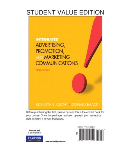 Integrated Advertising, Promotion and Marketing 