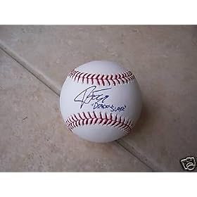 Josh Fogg Dragon Slayer Reds Official Signed Ml Ball - Autographed Baseballs