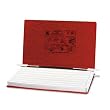 ACCO Pressboard Hanging Data Binder, Unburst Sheets, 14.875 x 8.5 Inches, Executive Red (54049)