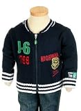 Bebini Highway Patrol Zip-Front Cardigan