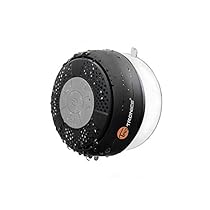 Bluetooth Shower Speaker, TaoTronics® Water Resistant Portable Wireless Shower Speaker (Crisp Sound, Build-in Microphone for Hands-Free Calling, Solid Suction Cup, 6hrs Play Time, Control Buttons)