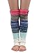 ELACUCOS Women's Multicolor Knitted Thick Warm Buttons Long Leg Warmers