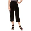 Kim&Co. Stretch Jersey Pull On Cropped Pant