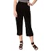 Kim&Co. Stretch Jersey Pull On Cropped Pant
