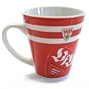 Brauns 237 VfB Stuttgart Tasse im Geschenkkarton Logo, 400 ml, rot-weiss
