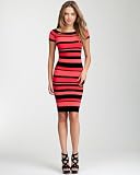 Contrast Stripe Tank Dress - HIBISCUS (P/S)