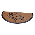 Half Moon Door Mat-Broncos - Multi (29.5Wx17.75Dx1H)