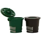 Ekobrew Cup 2-Count Refillable Cup for Keurig K-Cup Brewers, Brown/Greenby Ekobrew