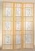 Kitchen & Housewares : Three Panel Natural Floral Print By Coaster Furniture