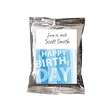 Baby Keepsake: Birthday Card Design Personalized Iced Cappuccino Favors  Set of 24 