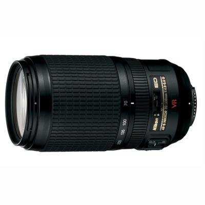 Nikon 70-300mm f/4.5 - 5.6G ED-IF AF-S VR Vibration Reduction Zoom Nikkor Lens - Gray Market.