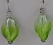 Green Twist Earrings