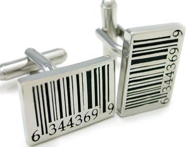 APEX Fun Rare Bar Code Cufflinks by Apex Imports