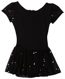 Capezio Girls 2-6X Sequined Puff Sleeve Dress