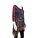 Women's Tunic Top - Jennifer Tie-Dye Blouse With Sharkbite Hem