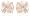 14k White Gold 5mm Morganite Round Stud Earrings