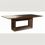 Ebony Zebra Wood Dining Table