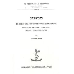 Skepsis. Le d�bat des modernes sur le scepticisme