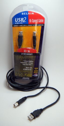 Belkin F3U133-10 Hi-Speed USB 2.0 Cable (10 Feet) Belkin F3U133-10 Hi-Speed USB 2.0 Cable (10 Feet)