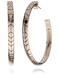 House of Harlow 1960 14k Rose Gold-Plated Hoop Earrings