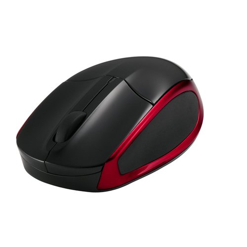 iBUFFALO レーザー式無線マウス 2.4GHz S 超小型レシーバー ブラック BSMLW09SBK