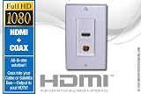 HDMI Plus Coax Wall Plate for an all in 1 solution