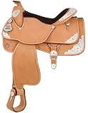 Silver Royal Custom Mirror/Berry Star Silver Show Saddle