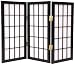2ft. Window Pane Desktop Japanese Shoji Privacy Screen Room Divider - 3, 4, 5, or 6 Panels - 6 Colors