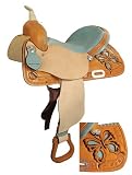 Saddle King USA Made Butterly Barrel Racing Saddle w/ Ostrich Seat