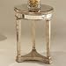 Mirrored Side Tables - Borghese Round Side End Table 26"hx20"dia Mirrored