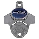 SEATTLE SEAHAWKS MOUNTED BOTTLE OPENER
