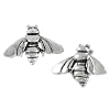 Sterling Silver Honey Bee Stud Earrings