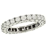 24 Round 'U' prong Diamond Eternity Band 1.90cttw