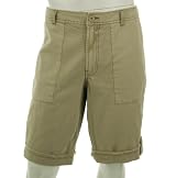 BAR III Plain Front Cuffed Shorts