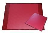 41n7lKlKVqL. SL160  Aurora Products Junior Executive Desk Pad with Mouse Pad, 22.25 x 17 x .25 Inches, Red Croc with Tartan Red Liner